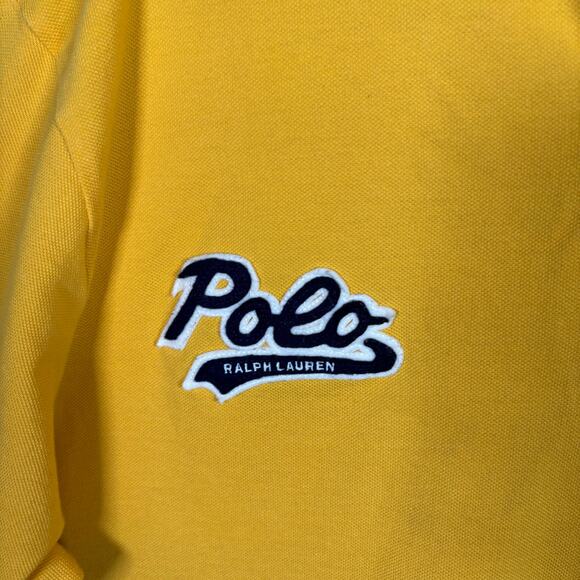 Polo Ralph Lauren Big Pony Yellow Polo Shirt Men’s Size 2XB 2G - Picture 3 of 7